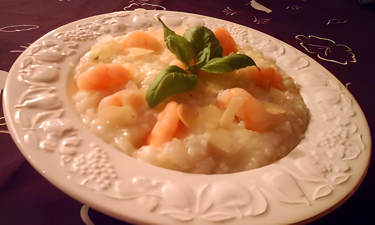 recette Risotto aux crevettes