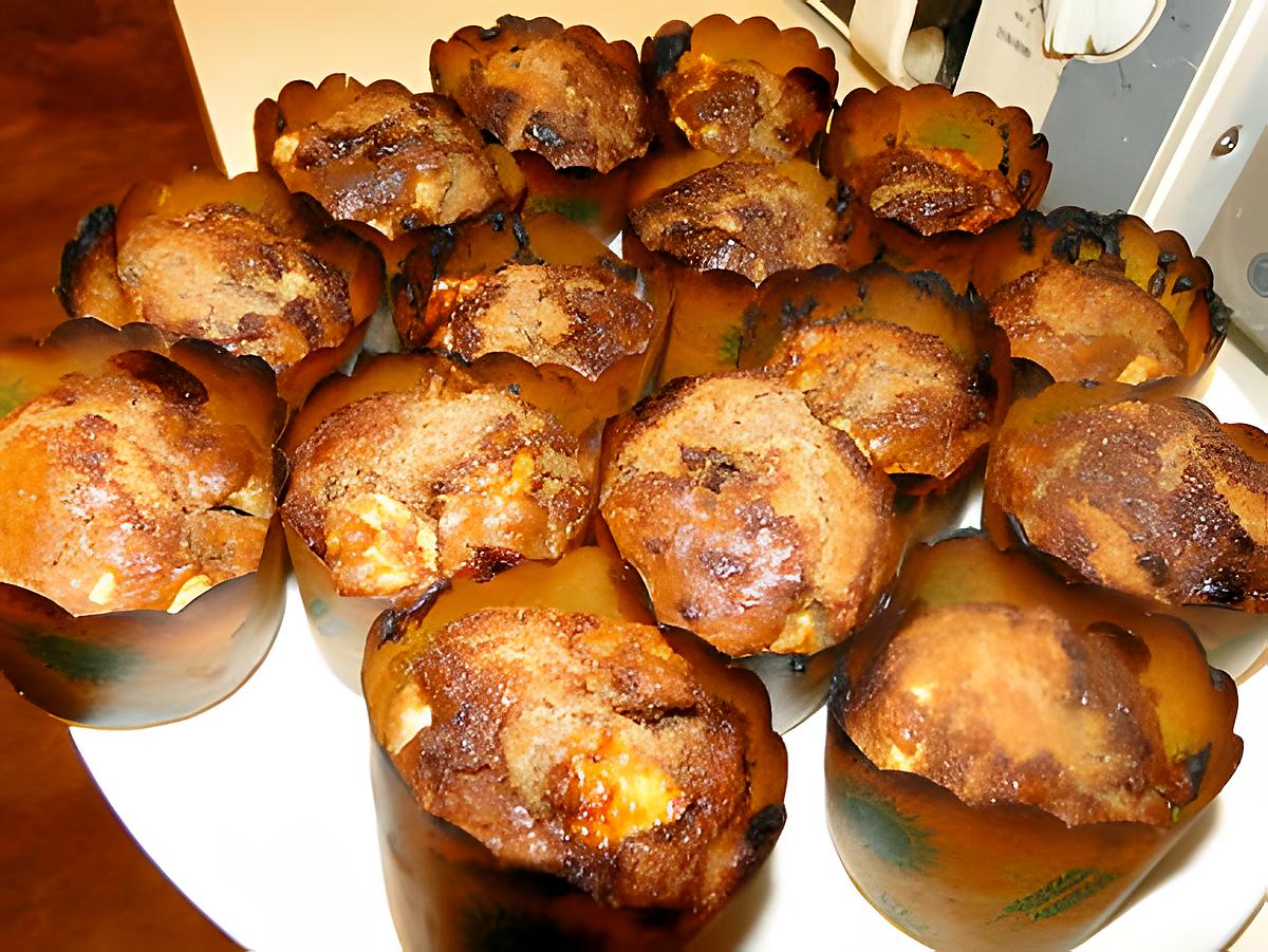 recette Muffins aux pommes et à la farine complète