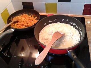 recette Risotto curry/crevettes pour les débutants!!!