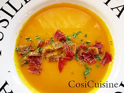 recette Velouté au potimarron et carottes