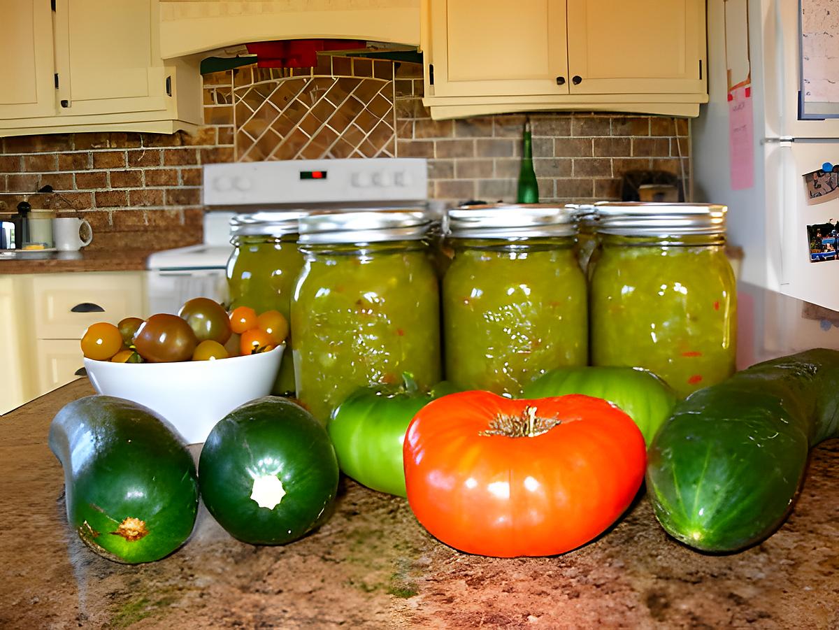 recette Relish aux tomates vertes