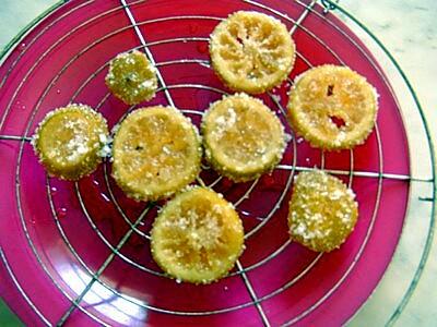 recette Tranches de citron confites au sucre