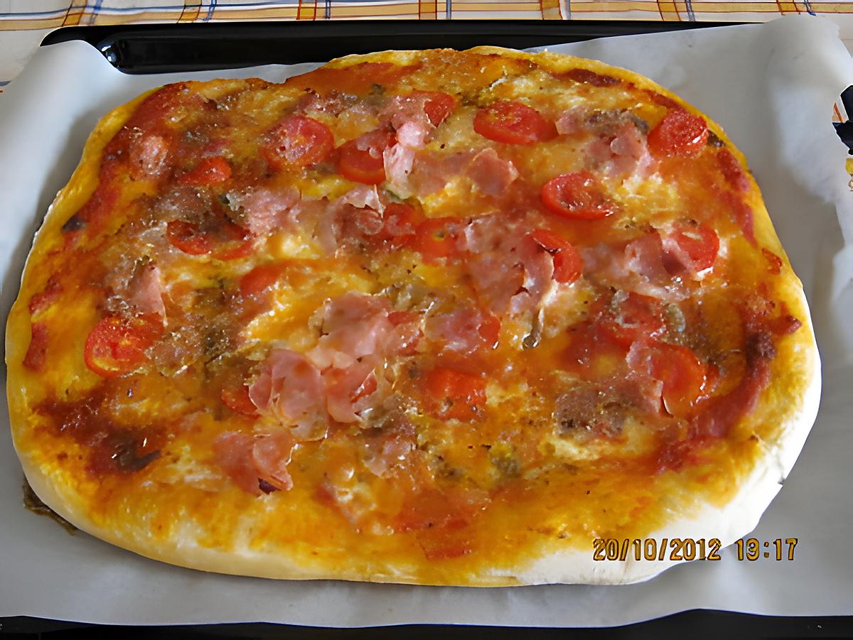 recette PIZZA  MARGHERITA