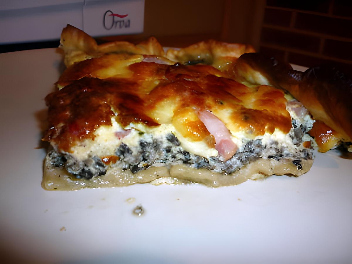 recette Quiche forestière