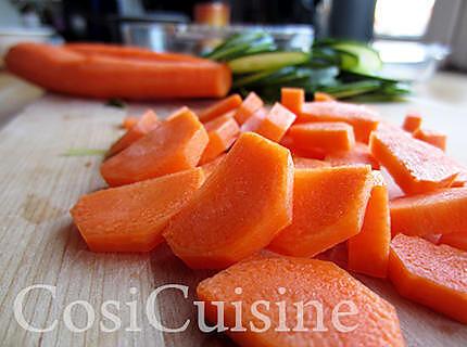 recette Lasagne au poulet, carottes et courgettes