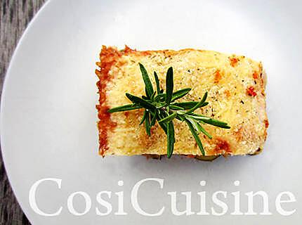 recette Lasagne au poulet, carottes et courgettes