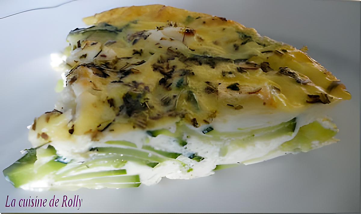 recette Clafoutis courgettes et chèvre