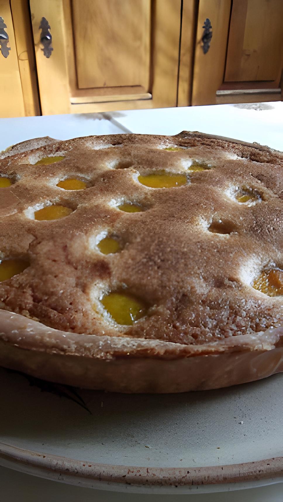 recette Tarte aux Abricots et à la Crème d'Amande