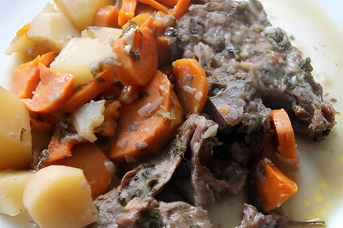 recette Casserole d'agneau aux carottes