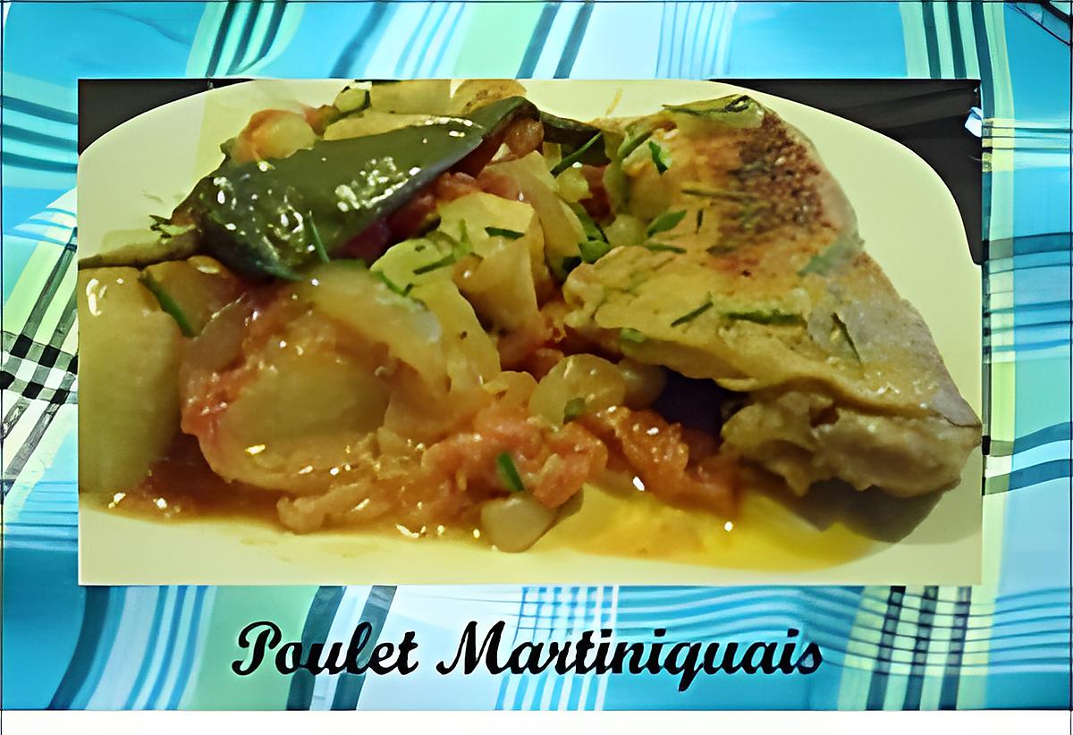 recette Poulet Martiniquais