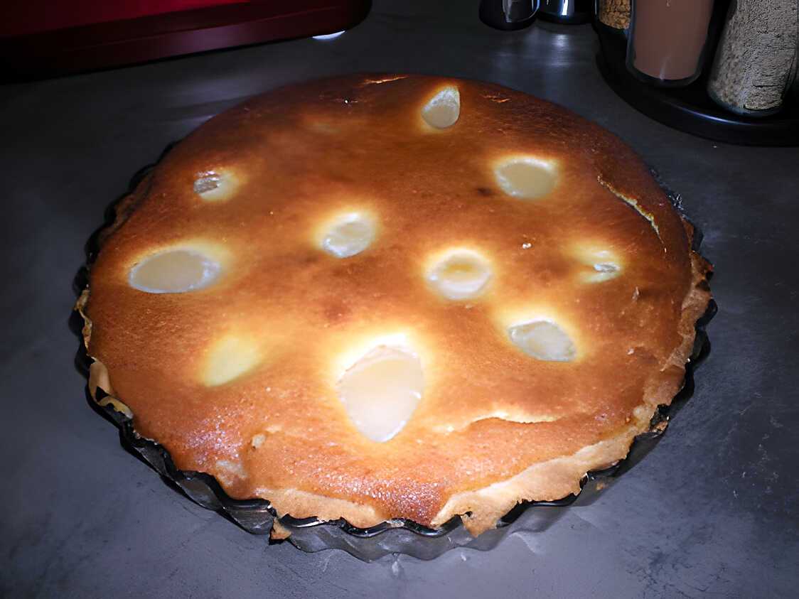 Tarte amandine aux poires