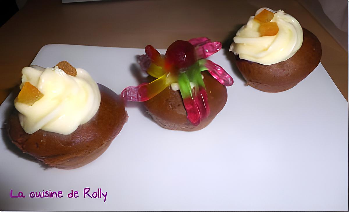 recette Cupcakes d'Halloween chocolat orange