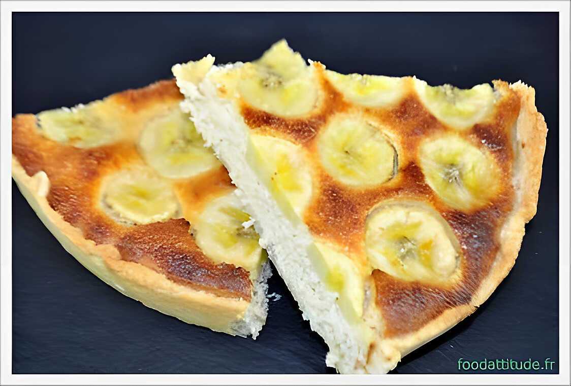 TARTE BANANE ET NOIX DE COCO