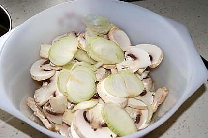 recette Velouté de champignons au micro-onde