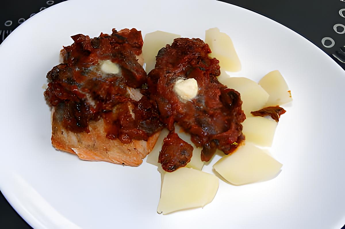 recette Pavés de saumon à l'alsacienne façon Mamyloula