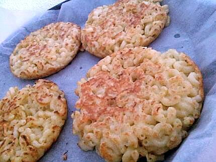 recette Rostis de coquillettes