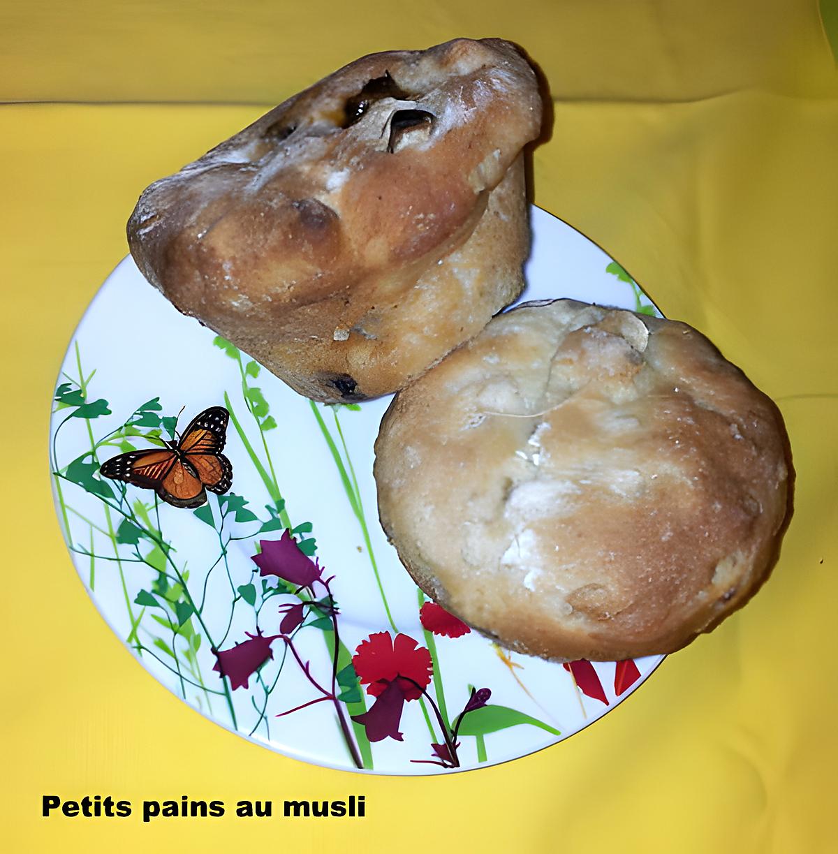 recette petits pains au muesli