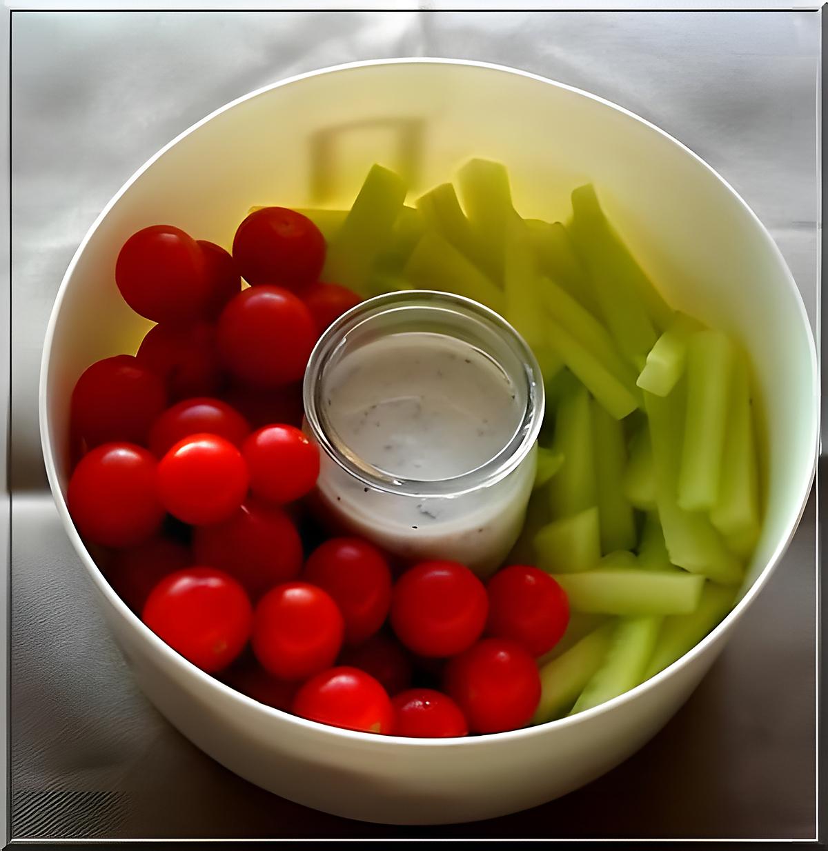 recette Légumes à croquer, pique-nique pour voyager