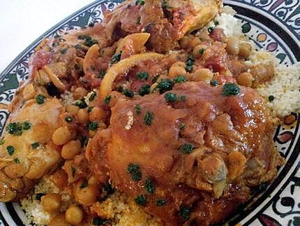 recette Cocotte de poulet à la marocaine