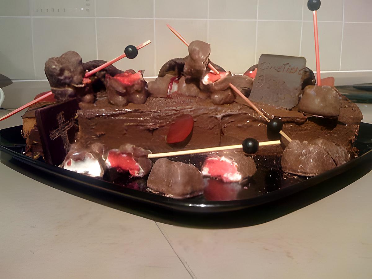 recette gateau halloween bisounours