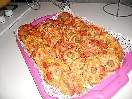 recette Minis pizzas