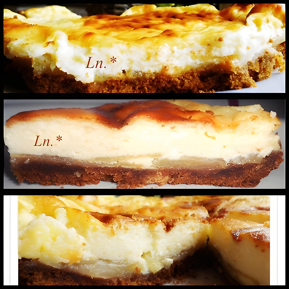 recette Cheese cake à la pomme