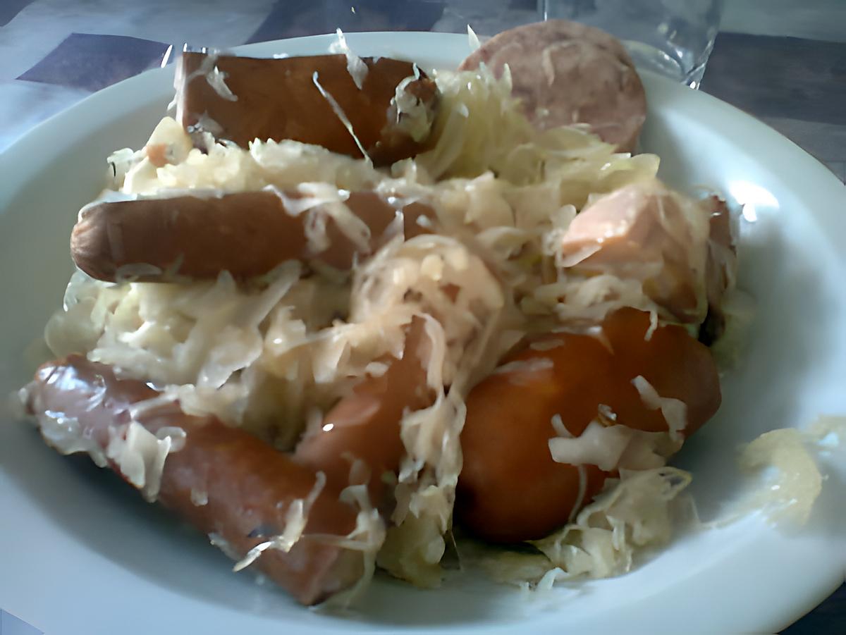 recette choucroute garnie