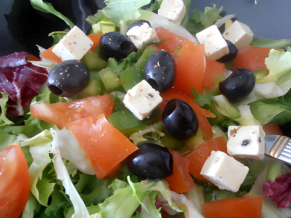 recette salade à la grecque