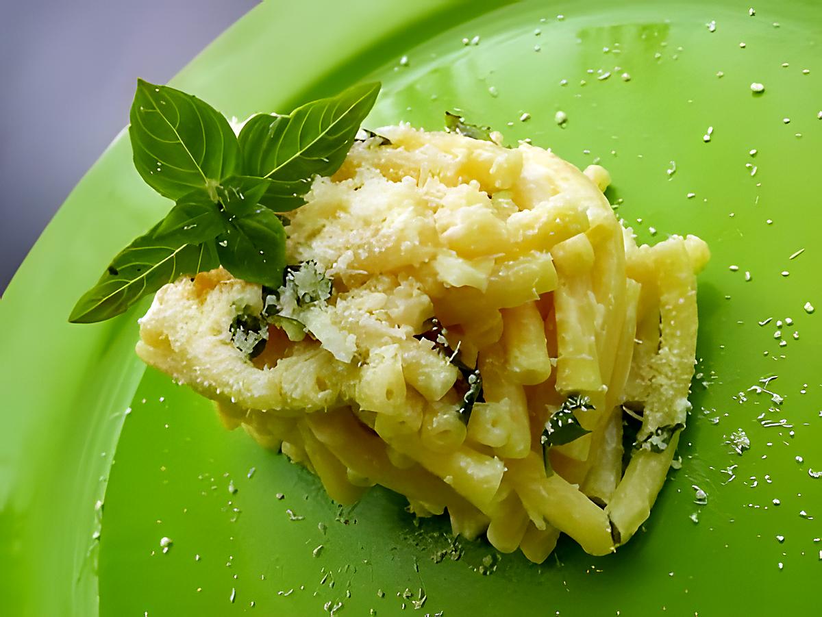 recette Macaroni et sa basilillade