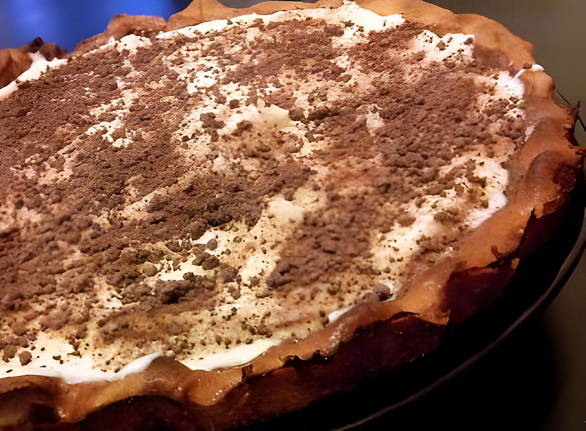 recette Tarte au nutella façon tiramisu