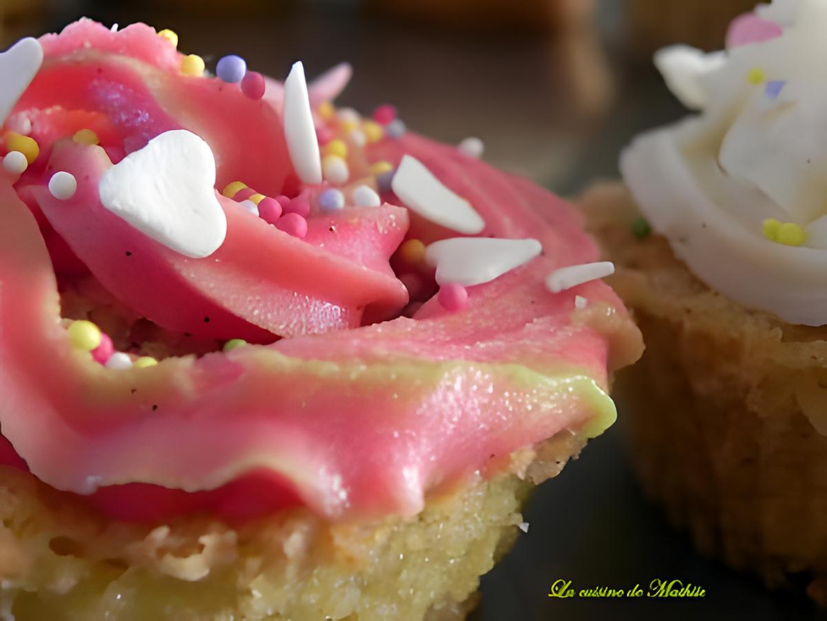 recette Cupcakes à la vanille