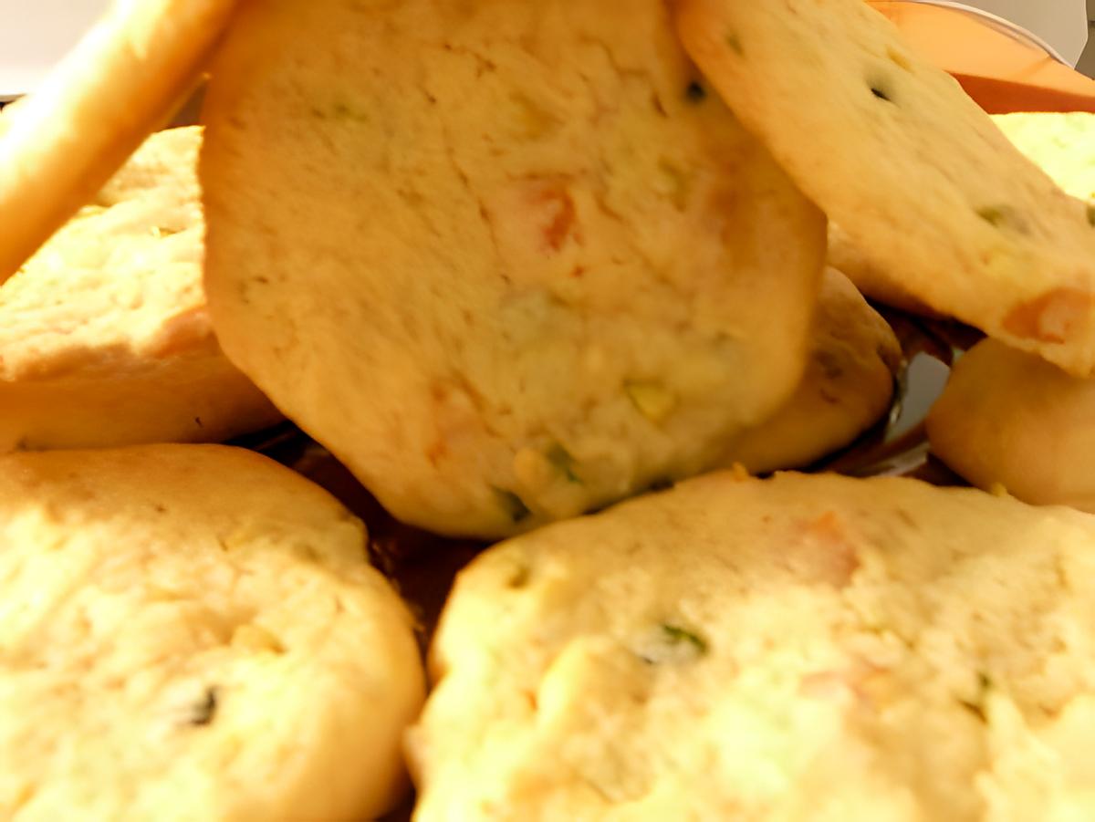 recette cookies gourmands pistache et abricots secs
