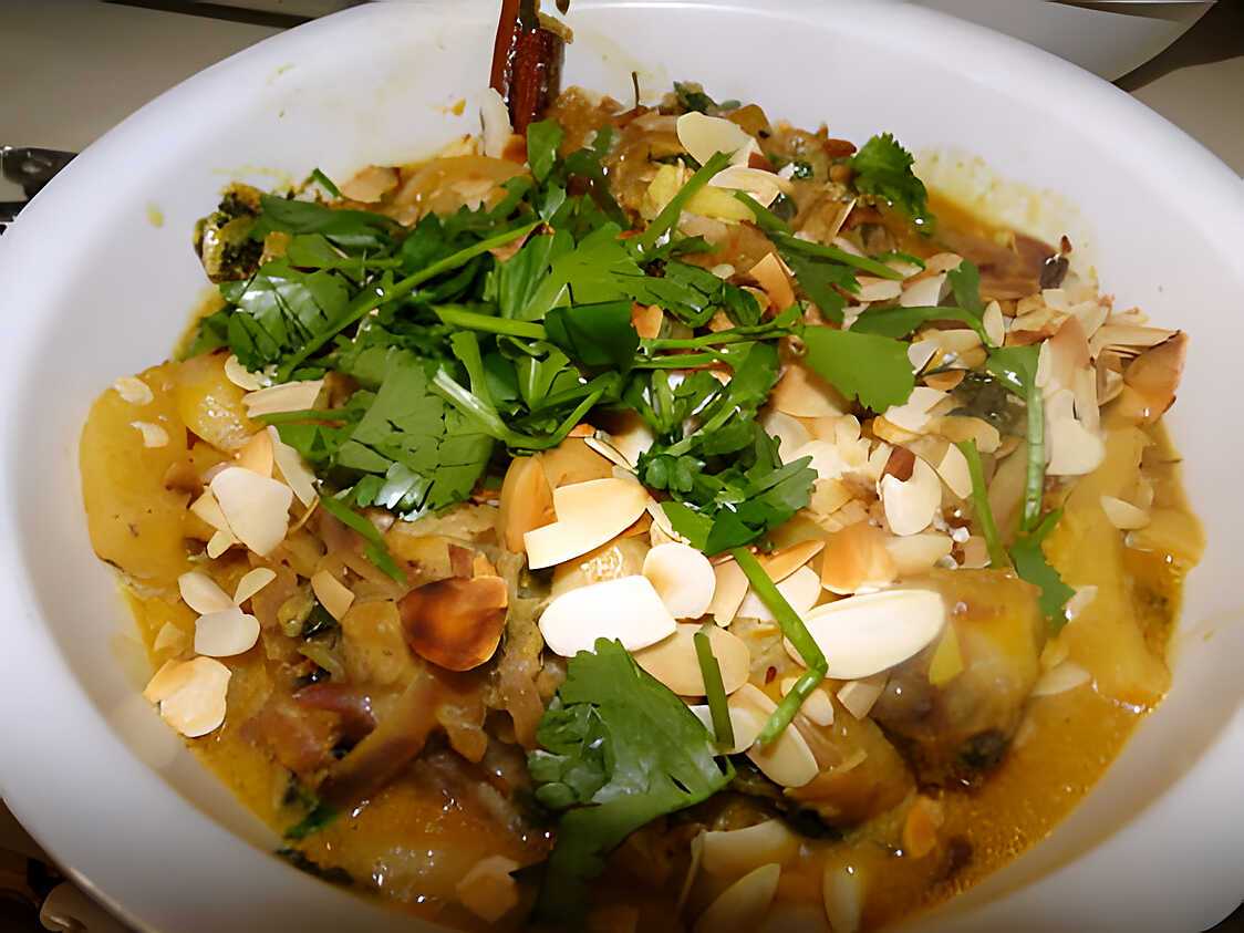 Recette de Curry de poulet aux pommes par félicia