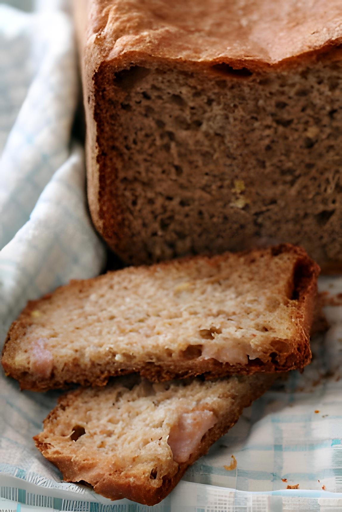 recette Pain de son de blé à la poire et au gingembre