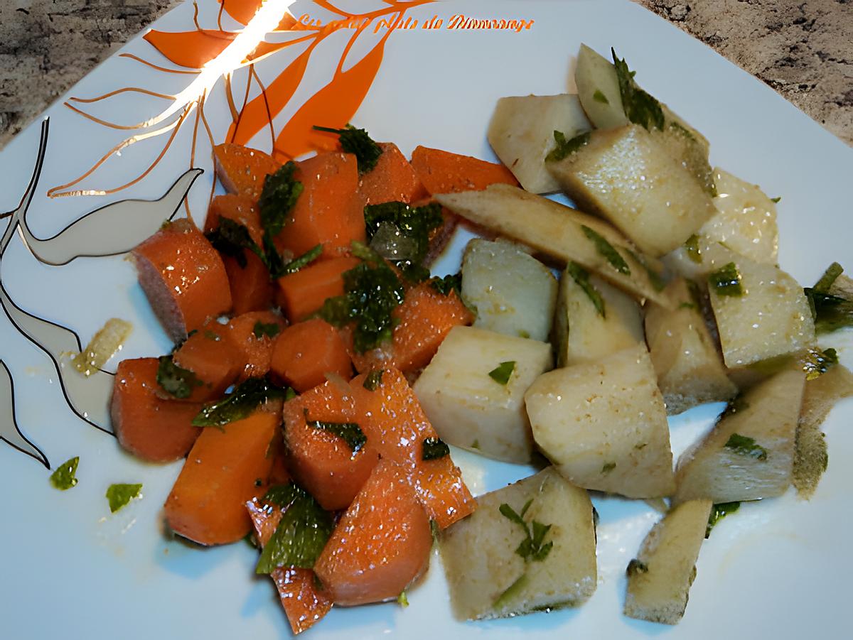 recette Salade de pommes de terre et de carottes à la Marocaine