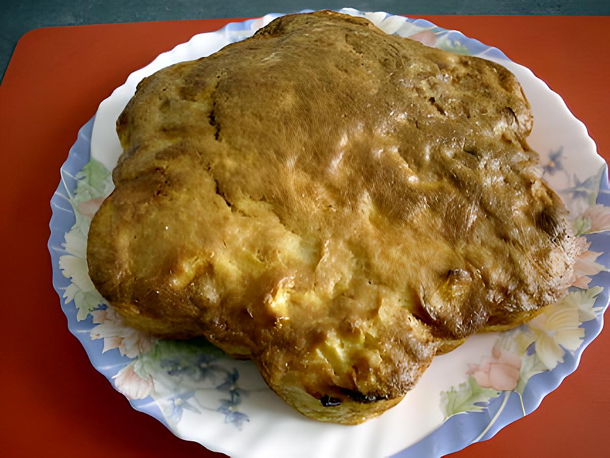 recette GATEAU MOELLEUX AUX POMMES ET AU CALVADOS