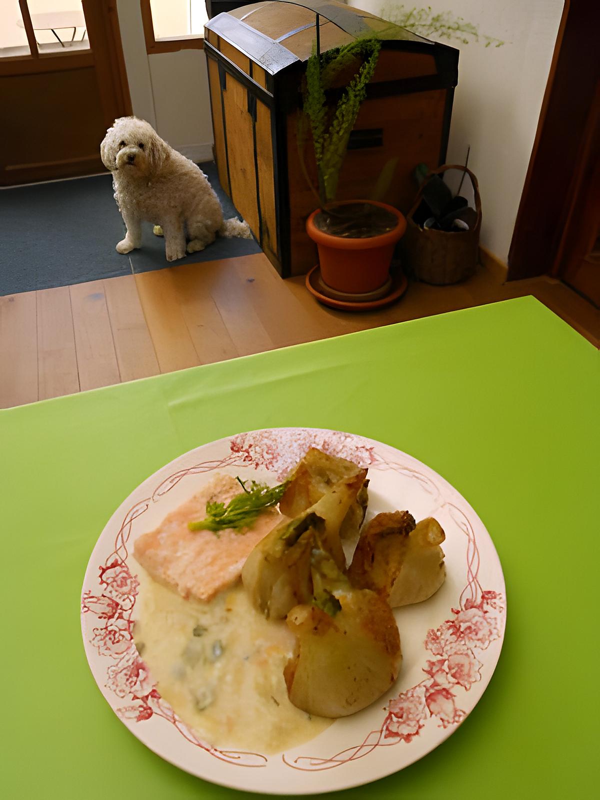 recette Pavé de saumon au fenouil "minute"