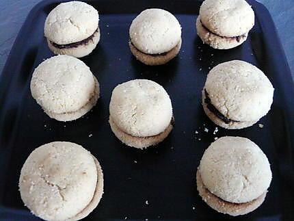 recette Macarons moelleux à l'italienne (bacci di dama)