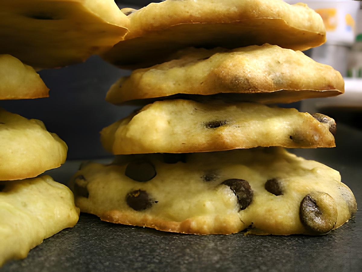 recette Banana & chocolate chips cookies