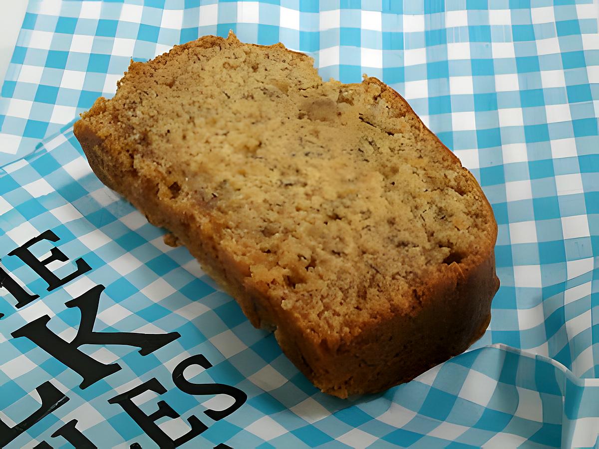 recette Cake gourmand à la banane et caramel au beurre salé