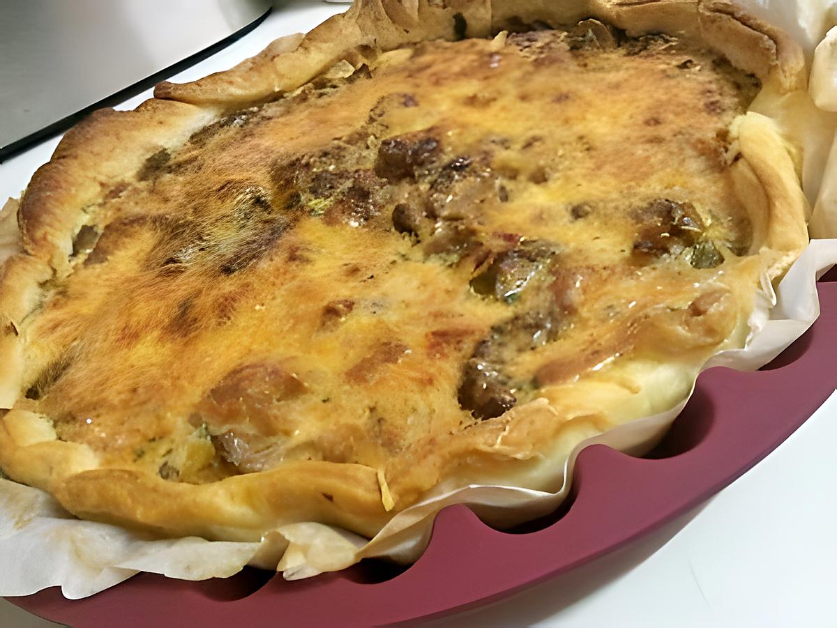 recette Quiche aux cépes