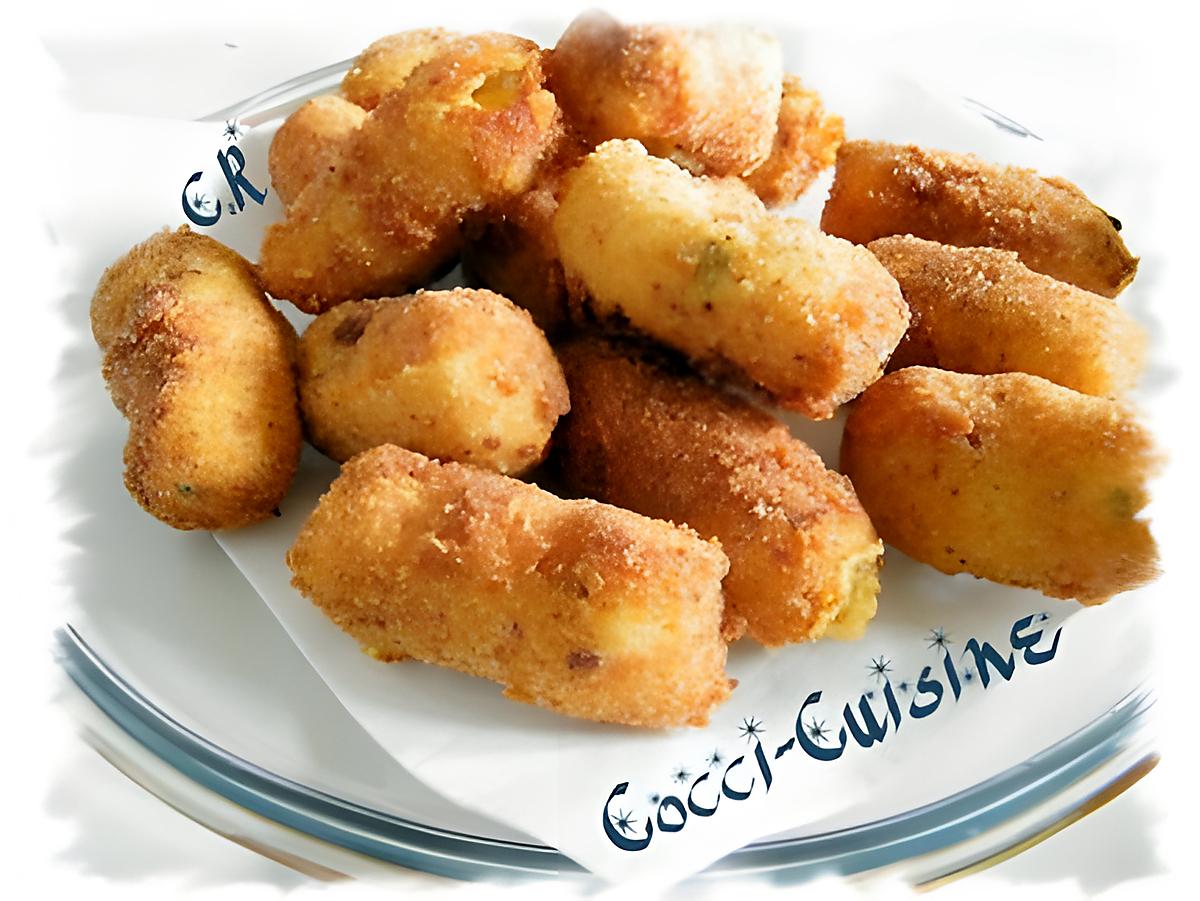 recette Croquettes de pommes de terre au fromage