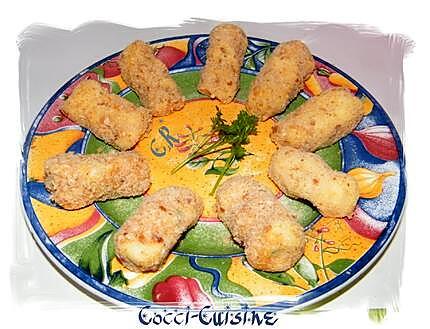 recette Croquettes de pommes de terre au fromage