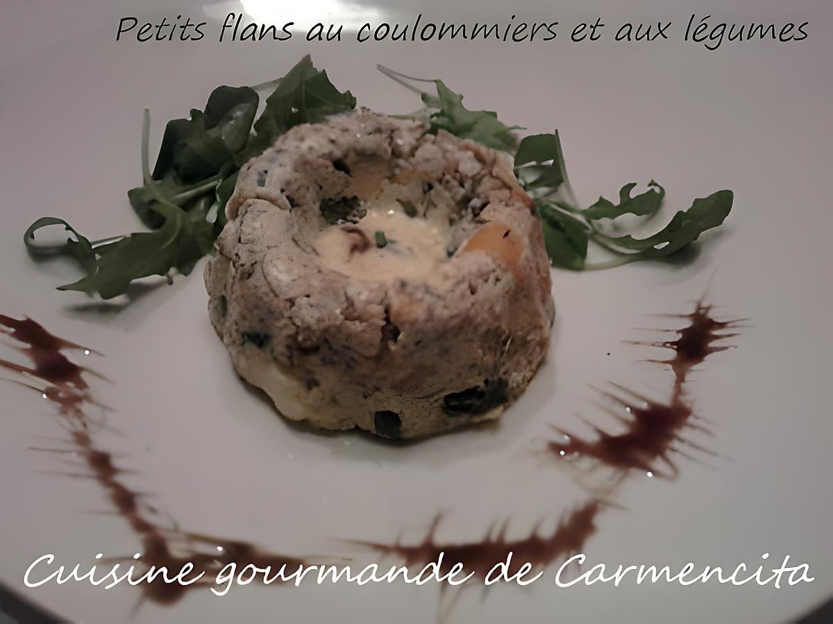 recette Petits flans au coulommiers et aux légumes