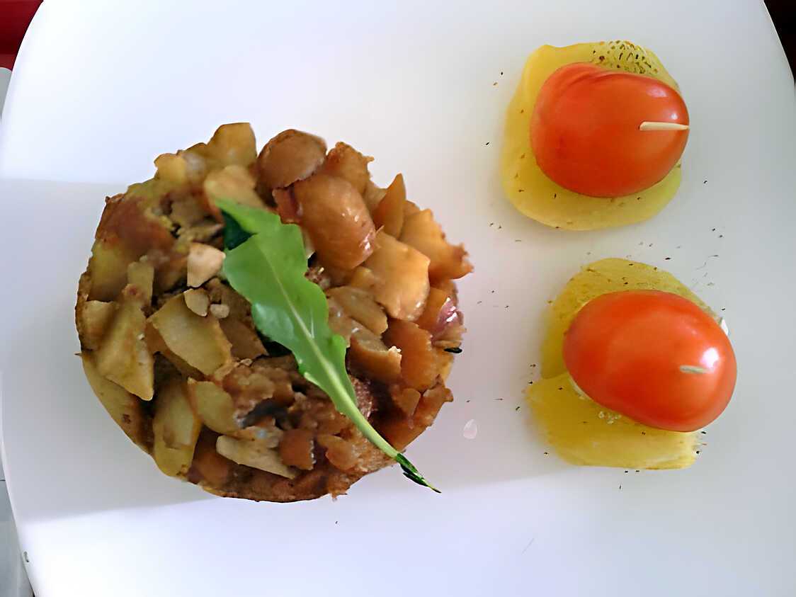 Recette de Poulet au pomme de terre avec ces pomme et son fromage