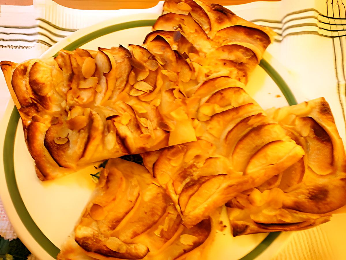 recette feuilleté aux pommes