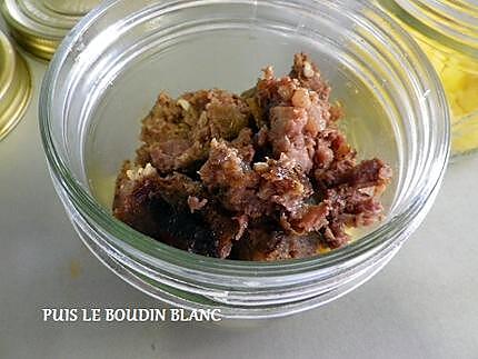 recette Parmentier au  boudin et purée safranée