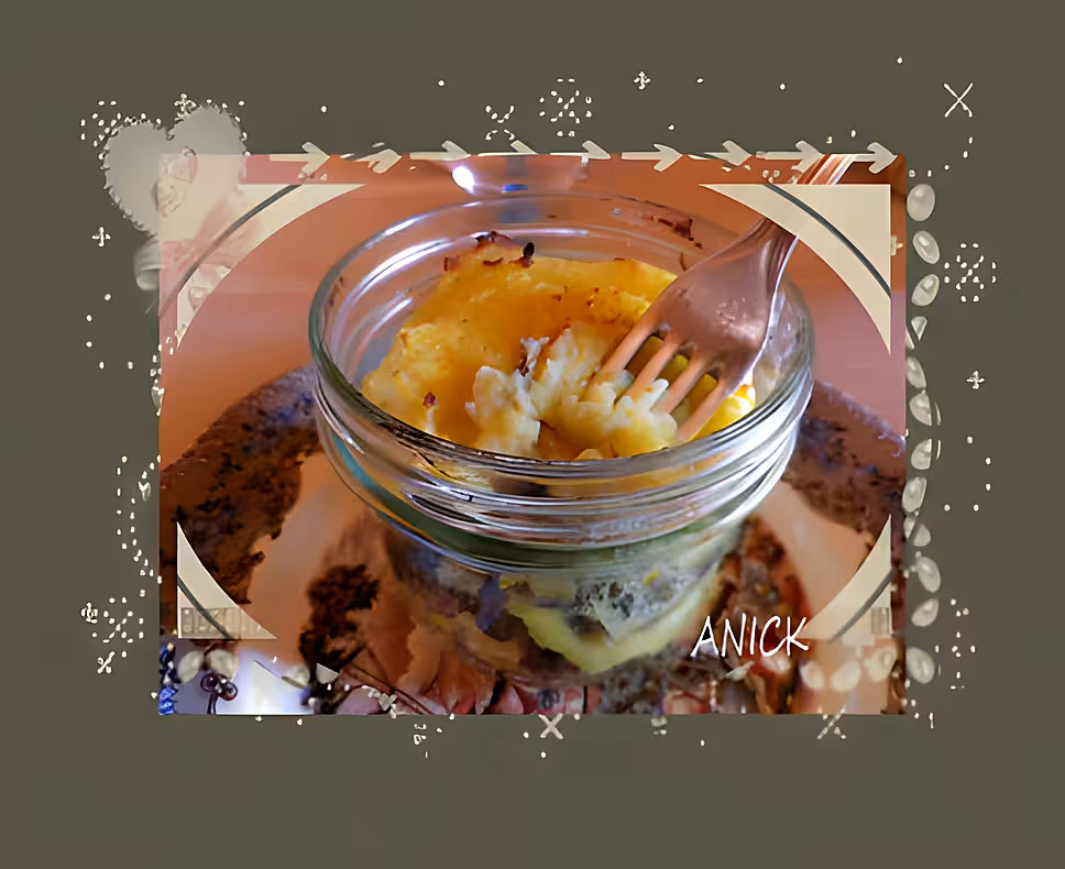 recette Parmentier au boudin et purée safranée