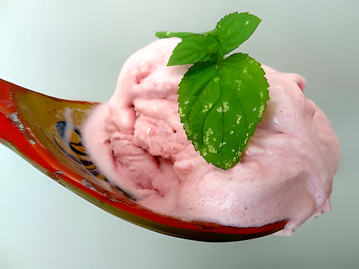 recette Glace à la betterave et fleur d'oranger