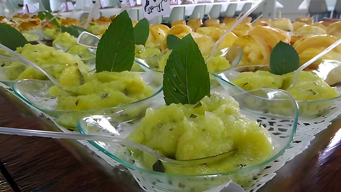 Recette de Purée de courgettes à la menthe